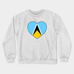 Heart - Saint Lucia Crewneck Sweatshirt